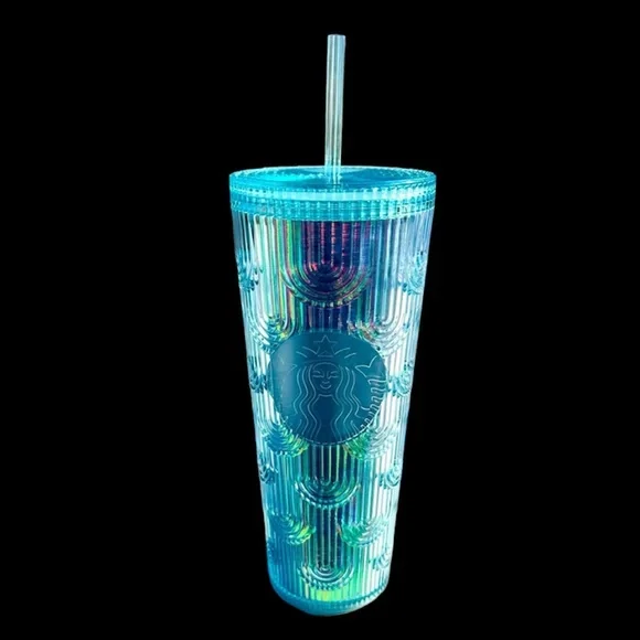 🆕 Starbucks Iridescent Mermaid Scales Venti Cold Cup - Picture 2 of 8